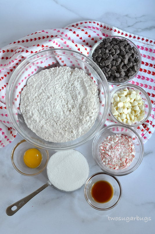 Ingredients for the cookies