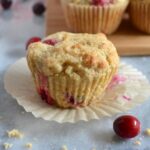 Cranberry Orange Muffins - delcious and bright. Perfect for all your holiday brunches. #twosugarbugs #thiscelbratedlife #cranberryorangemuffins