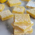 stack of lemon bars