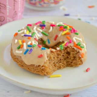 Donut on a plate