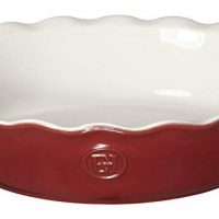 Emile Henry 366121 Modern Classics Pir Dish 9", 9", Rouge Red