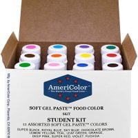 Food Coloring AmeriColor Student Kit, 12 .75 Ounce Bottles Soft Gel Paste Colors
