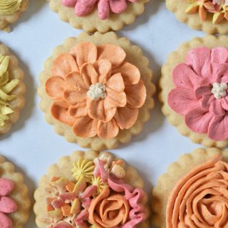 decorated cinnamon sugar cookies