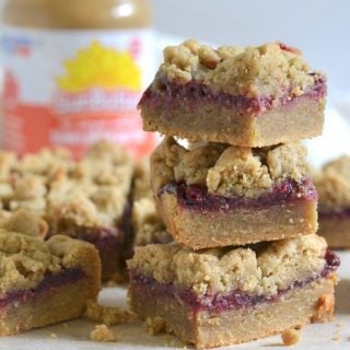 Stack of Sunbutter and jelly bars
