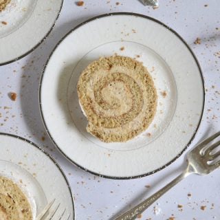 Three plates with cake slices on them