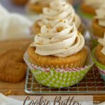 cookie butter cupcake pinterest graphic