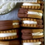 Pinterest graphic for s'mores bars