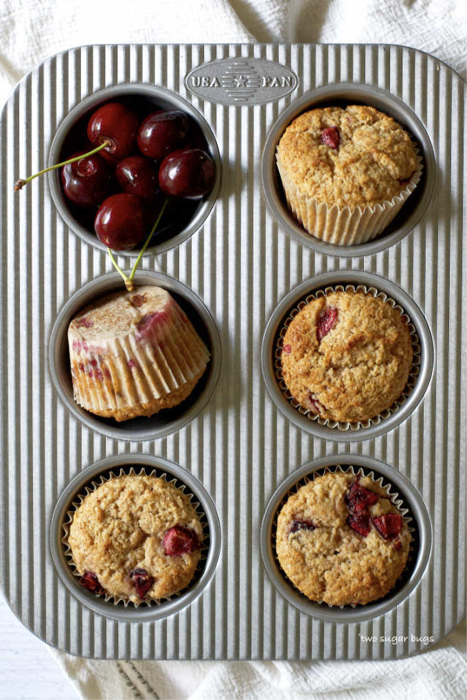 baked muffins in a muffin tin