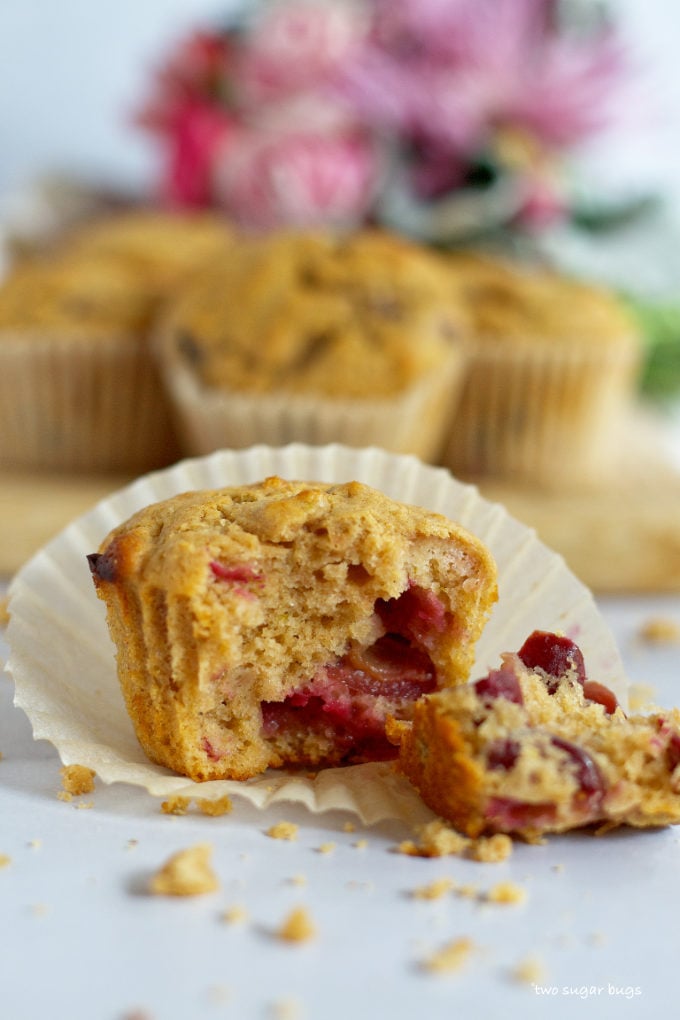 muffin with a missing bite