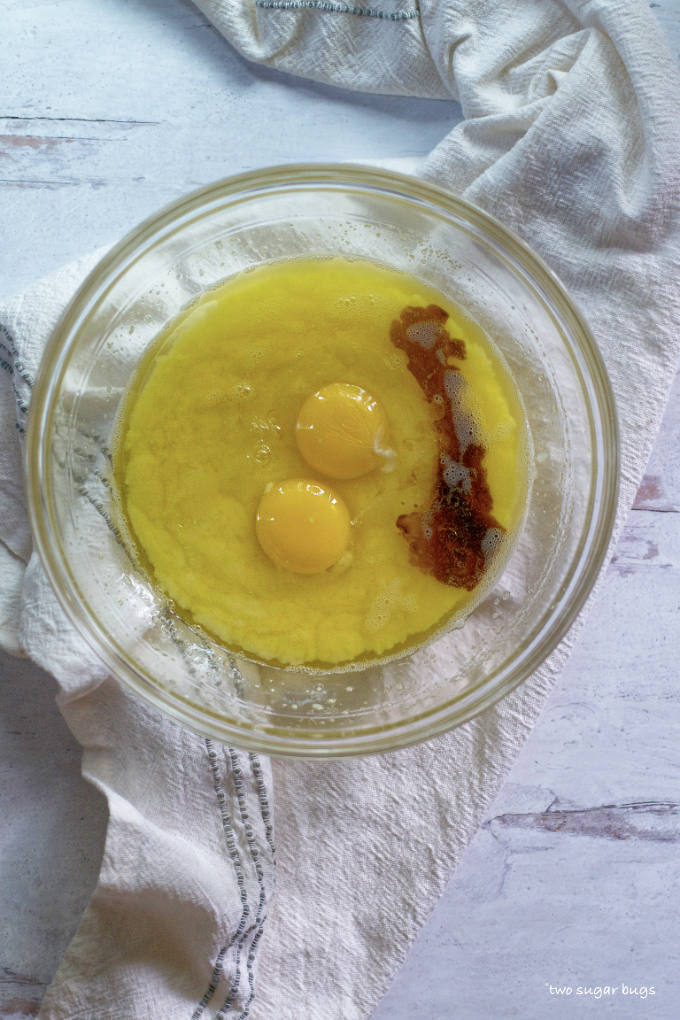 eggs and vanilla in a bowl