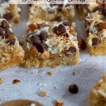pinterest graphic for brown sugar snack cake bars