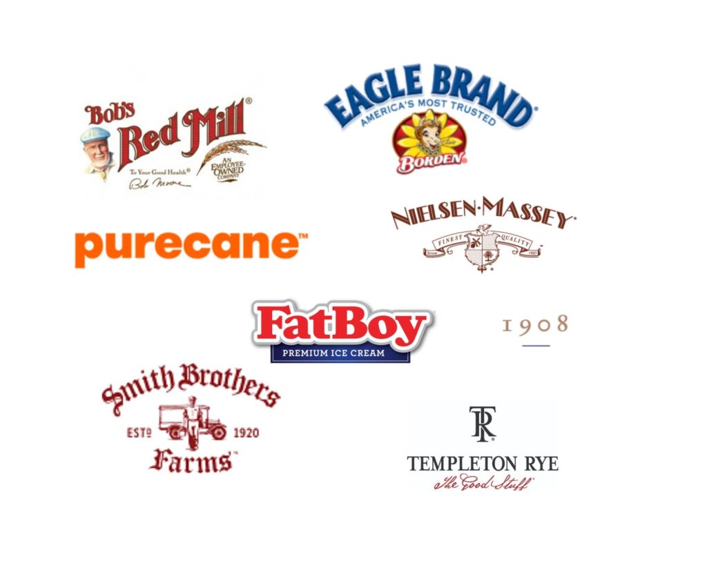 brand logos of partners I have worked with