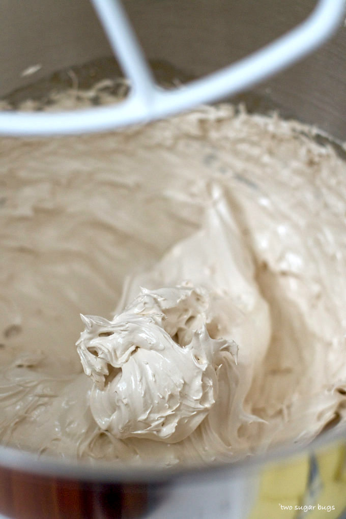 the meringue before the butter is added