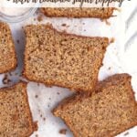 pinterest graphic for snickerdoodle banana bread