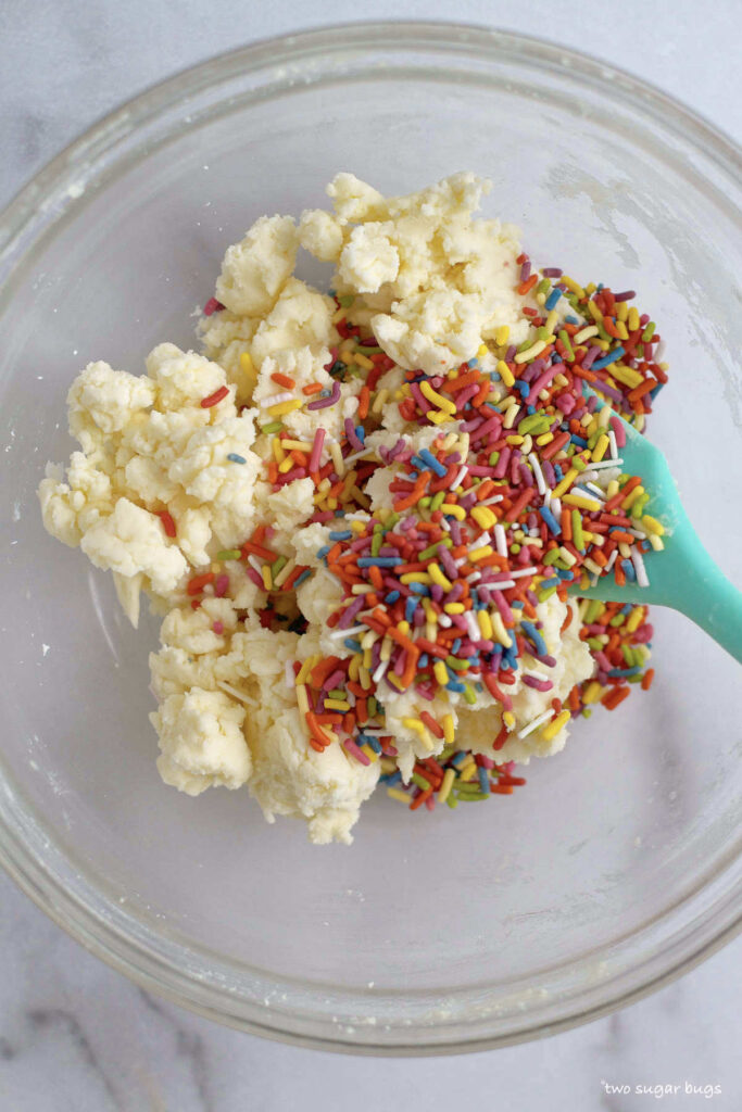 sprinkles on top of funfetti frosting