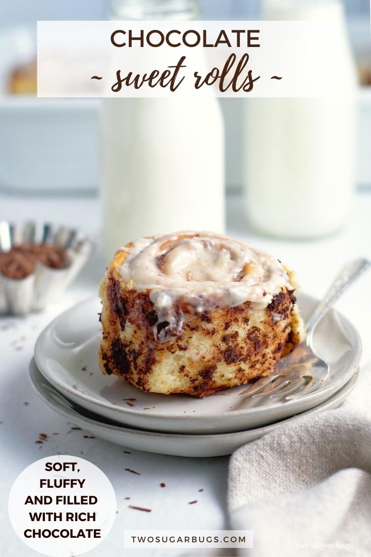 Chocolate Swirl Bread Rolls ~ two sugar bugs