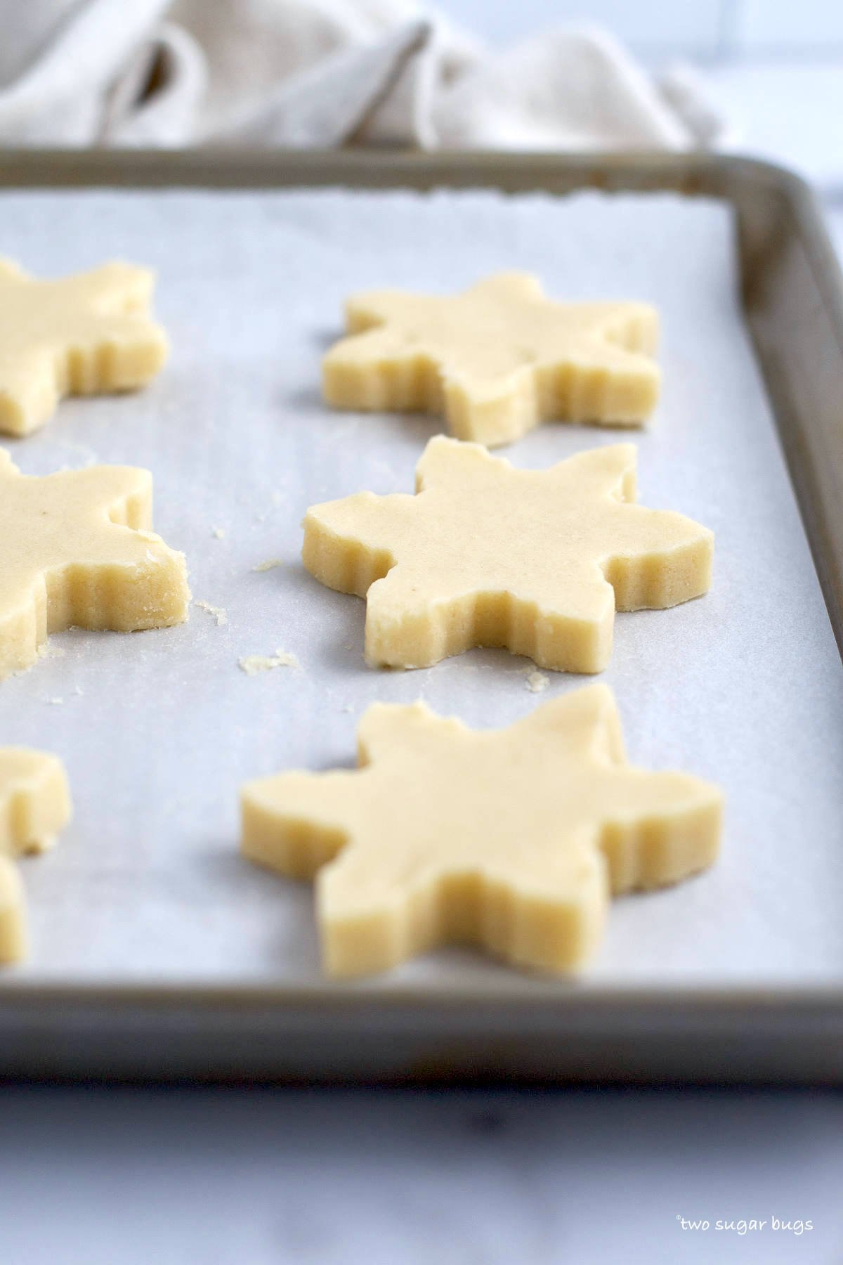 Soft Almond Sugar Cookies ~ two sugar bugs