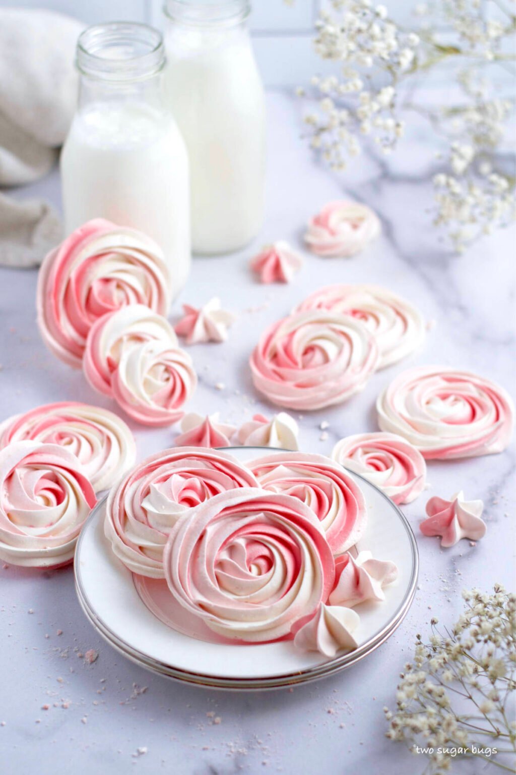 Meringue Cookies {without cream of tartar} two sugar bugs