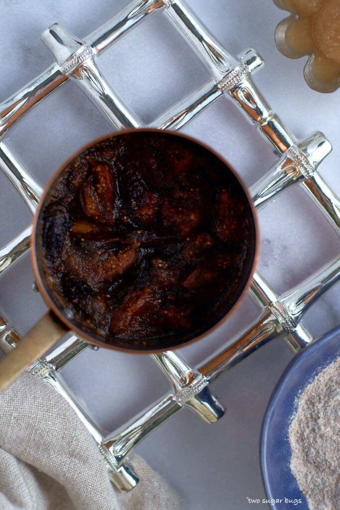 cooked figs and applesauce