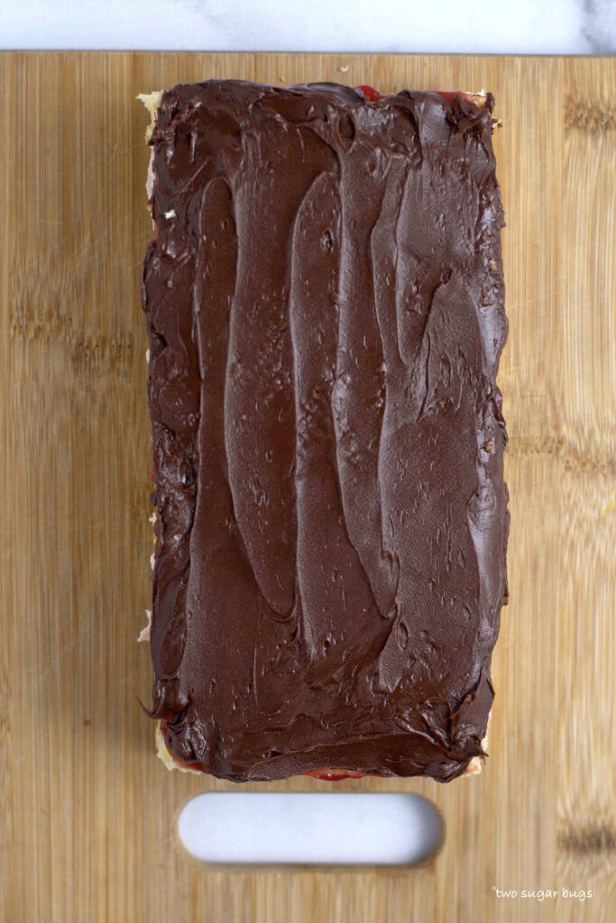 chocolate ganache layer