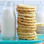 pinterest graphic for white chocolate coconut cookies