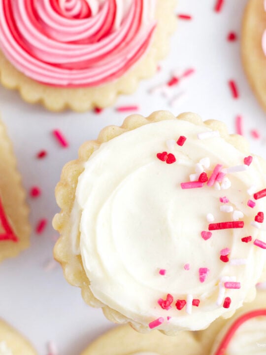 Mean Girls Party: Easy Buttercream Iced Sugar Cookies