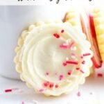 pinterest graphic for buttercream sugar cookies