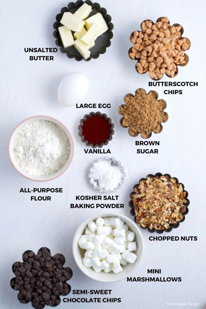 ingredients for nordy bars