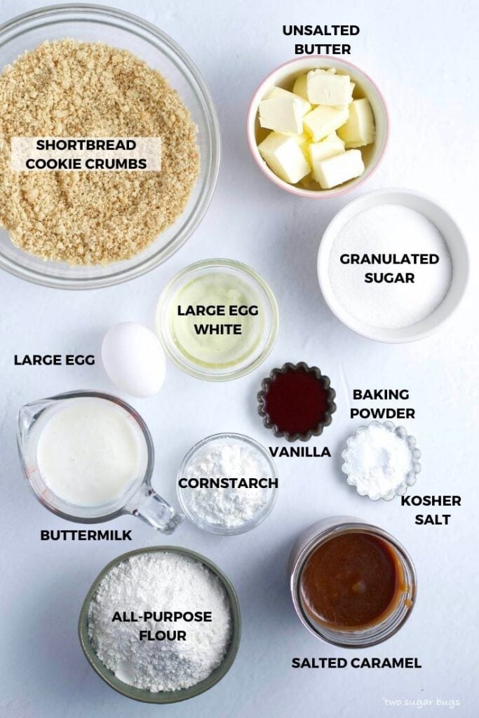 ingredients for twix cake