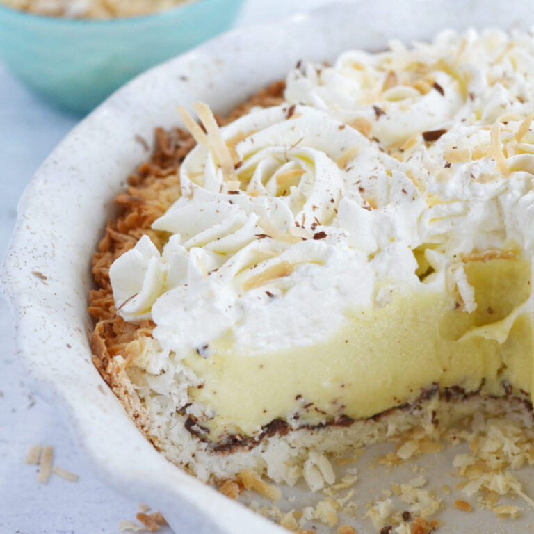 The ULTIMATE Coconut Cream Pie Recipe ~ two sugar bugs