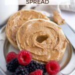 pinterest graphic for gluten free cookie butter