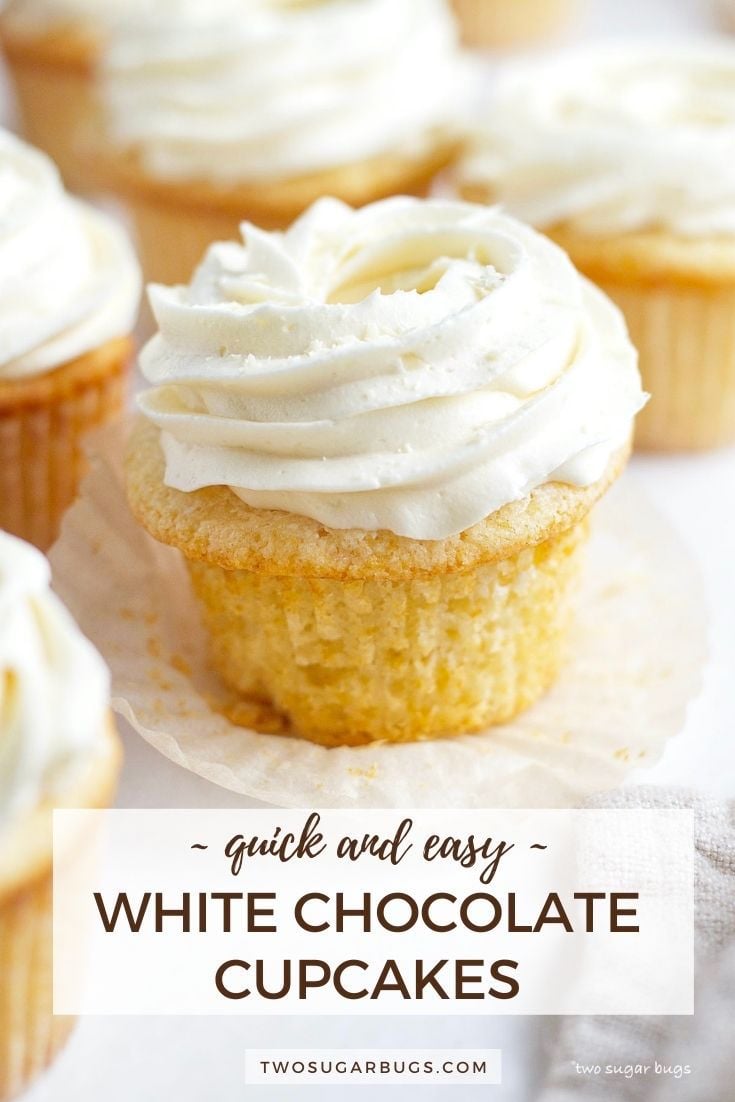White Chocolate Brushstroke Cupcakes Tutorial - Sugar & Sparrow