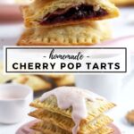 pinterest graphic for cherry pop tarts