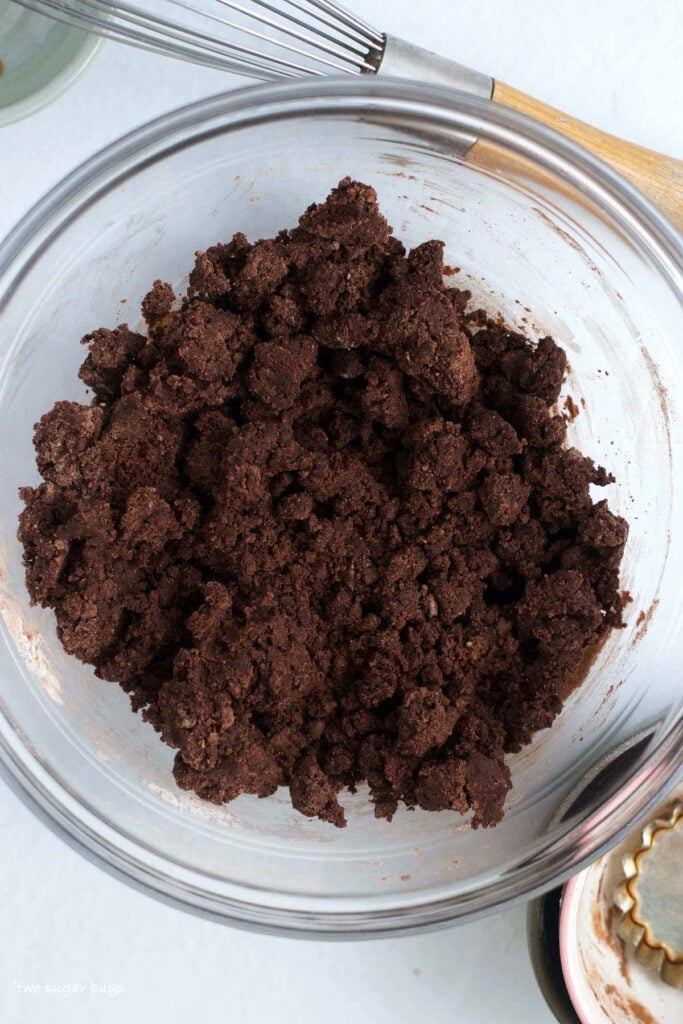 edible brownie batter before the milk is added