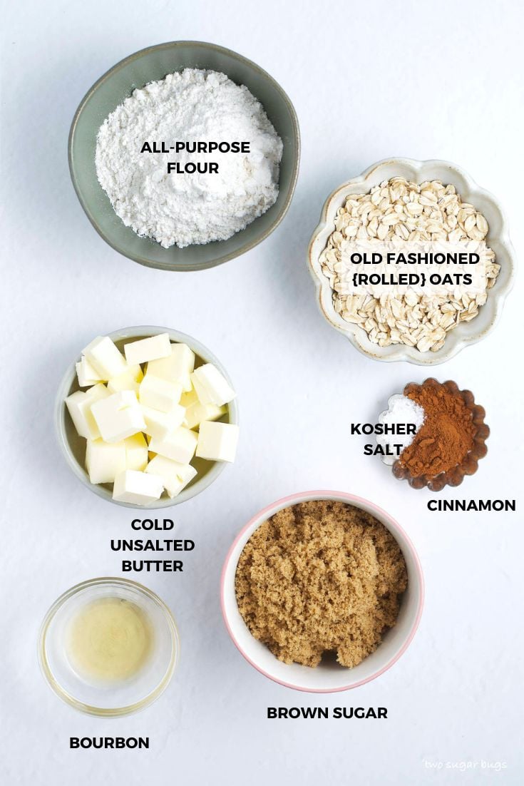 crisp oatmeal topping ingredients
