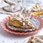 pinterest image for Italian almond cake