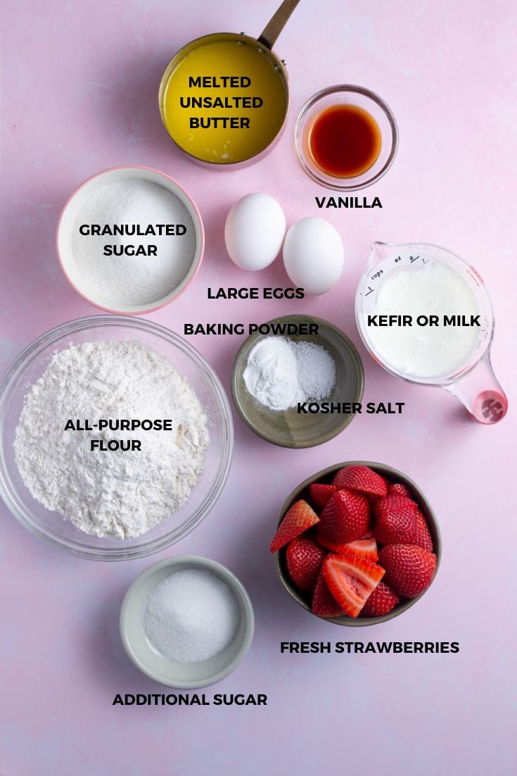 strawberry vanilla cake ingredients