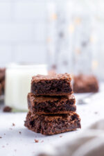 Chewy and Fudgy Chewy and Fudgy Almond Brownies ~ two sugar bugs