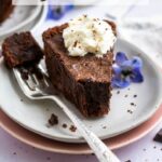pinterest graphic for brownie pie