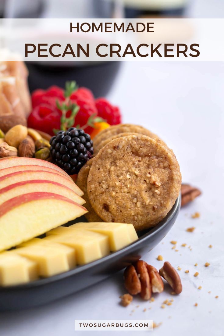 Pecan Crackers {slice and bake} two sugar bugs