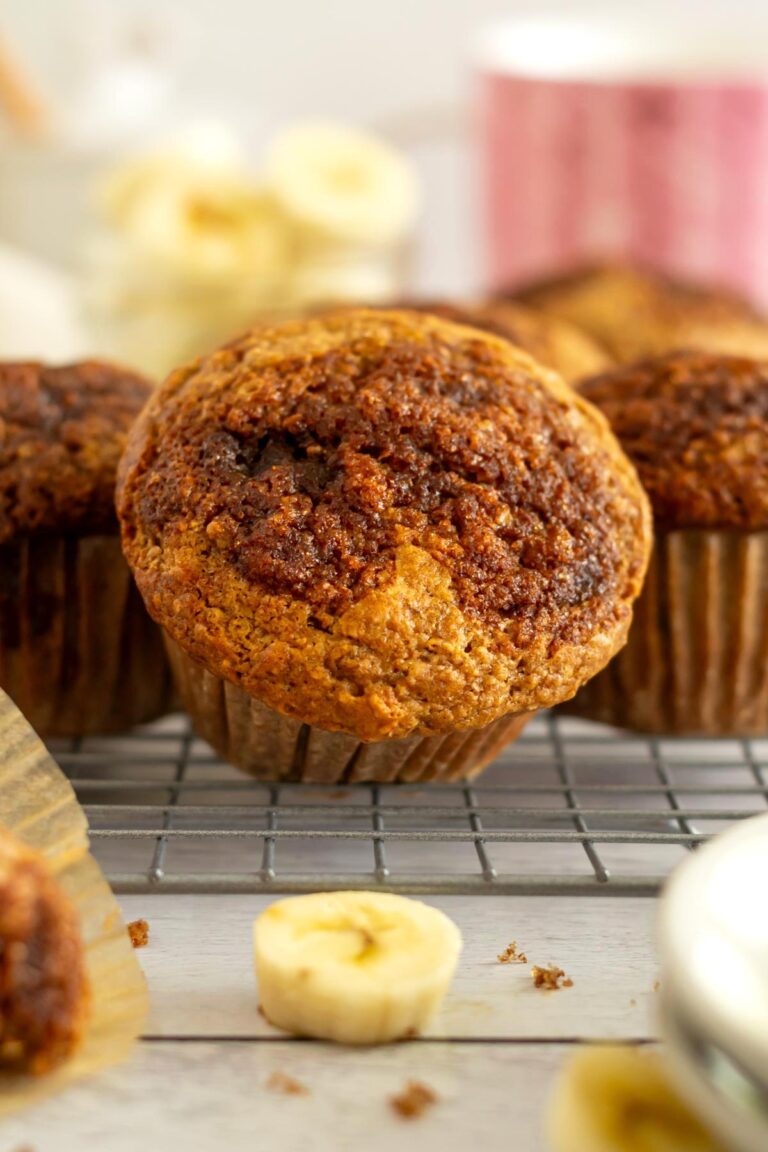 Small Batch Banana Muffins {one banana } two sugar bugs