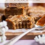 pinterest graphic for espresso brownies
