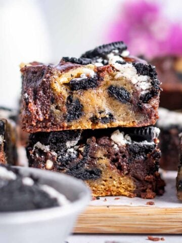 stack of two Oreo brookies