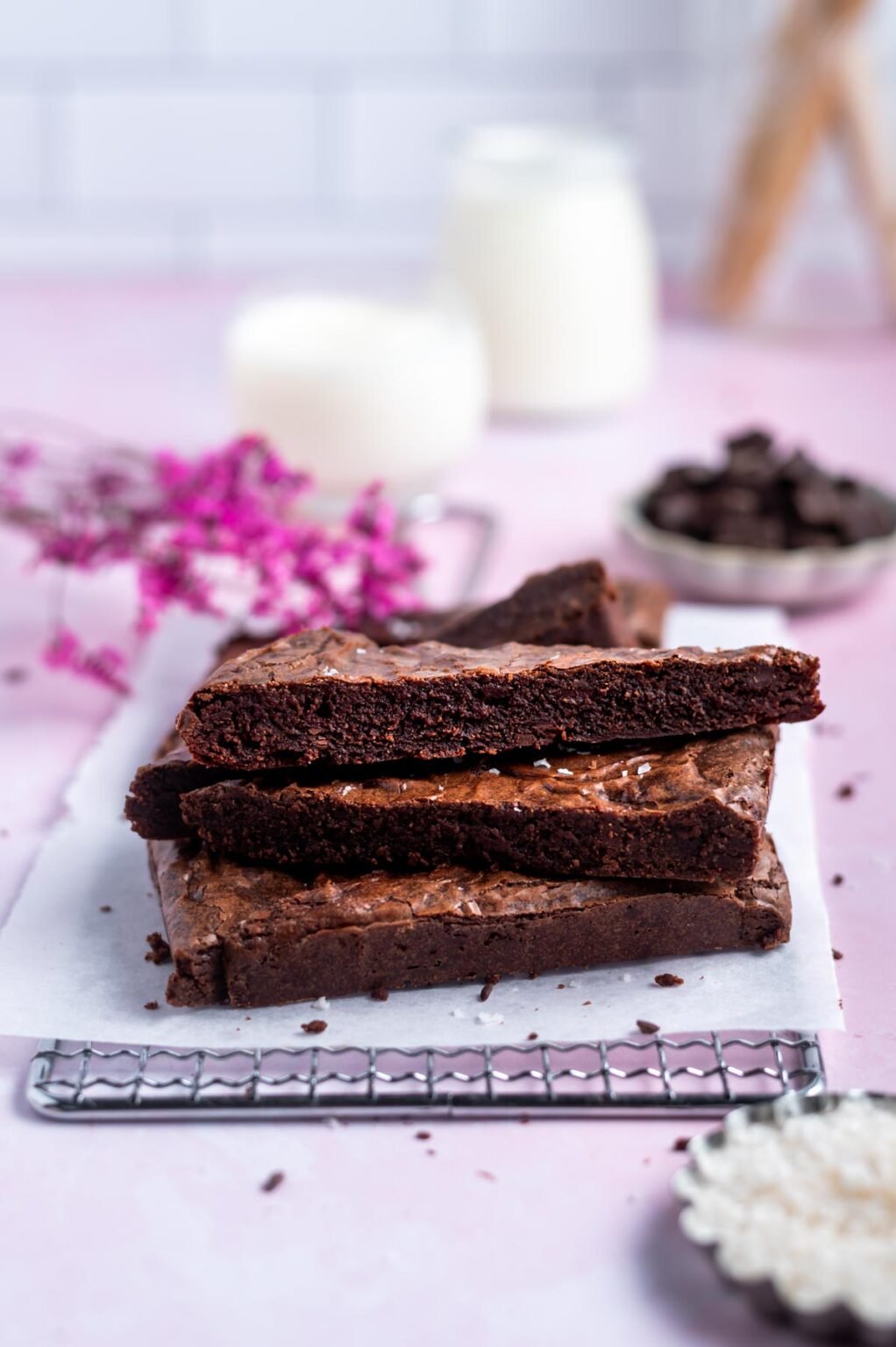 Gooey Small Batch Brownies ~ two sugar bugs