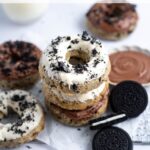 pinterest graphic for oreo donuts