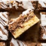 pinterest graphic for cinnamon walnut coffee cake