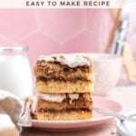 pinterest graphic for cinnamon walnut coffee cake