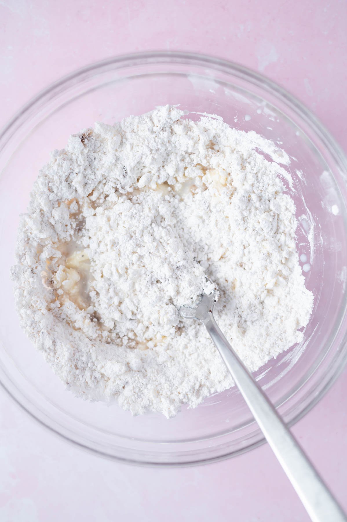 confectioners' sugar, vanilla and butter in a mixing bowl