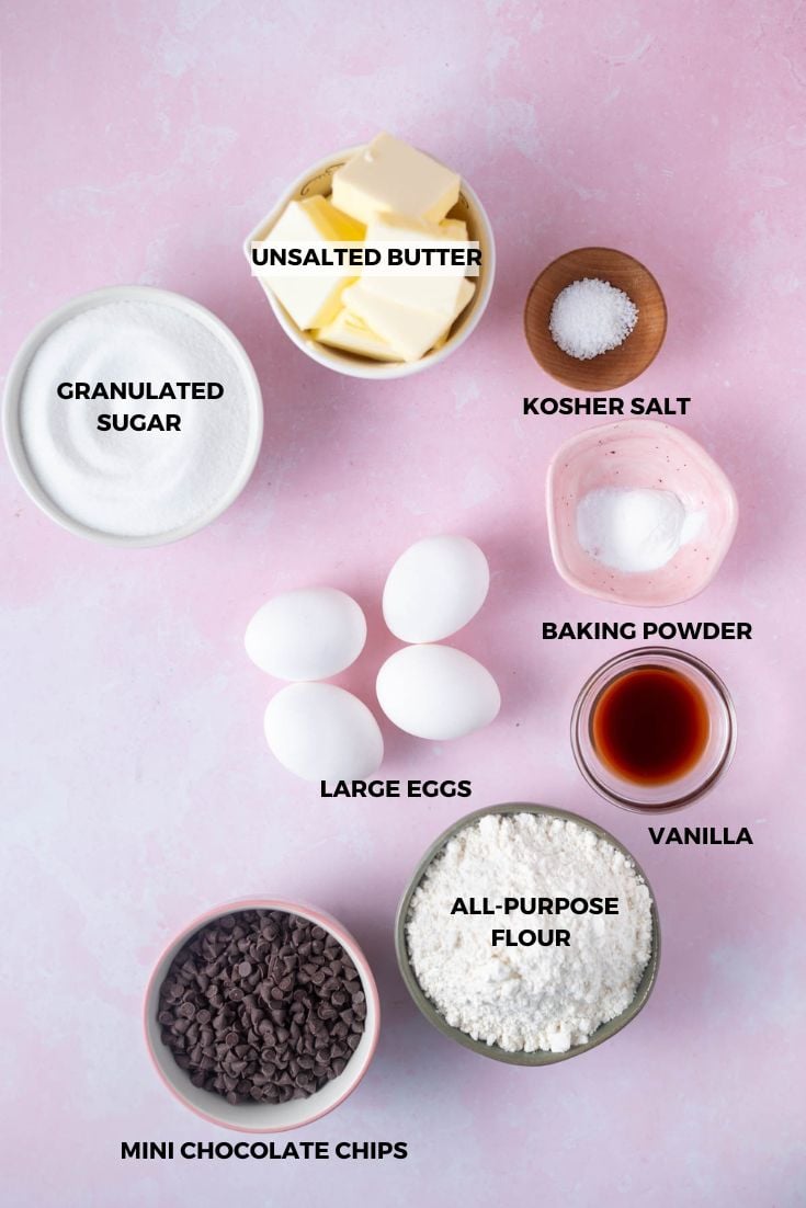 chocolate chip loaf cake ingredients