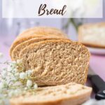 pinterest graphic for homemade sandwich bread